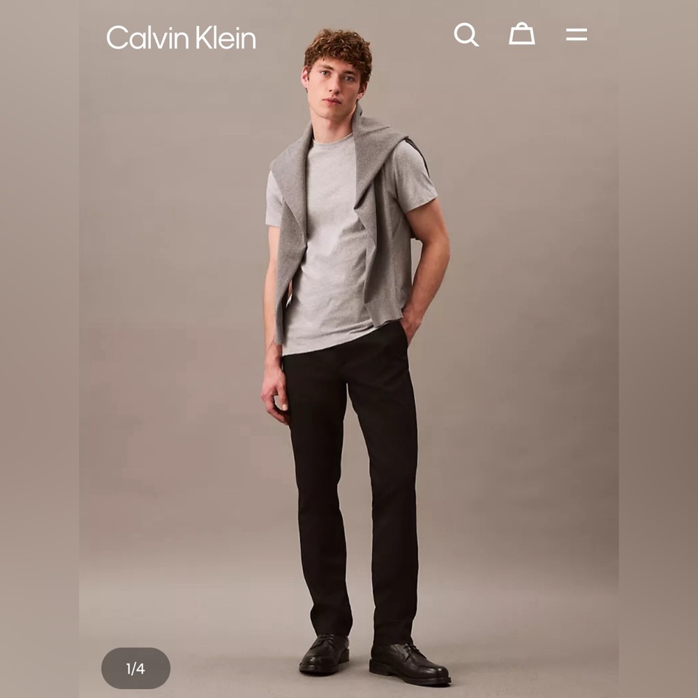 Calvin Klein Modern stretch chino pants